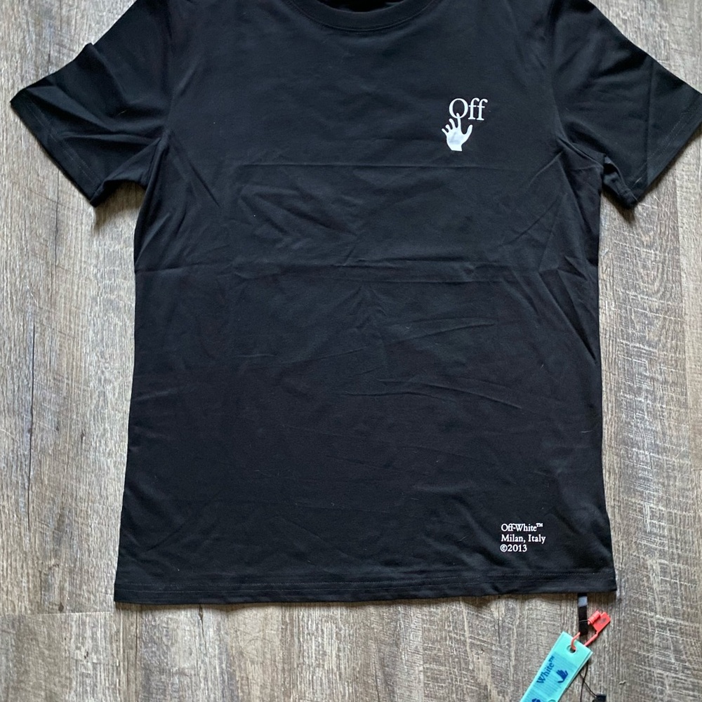 Off-White Black Short Sleeve Tee